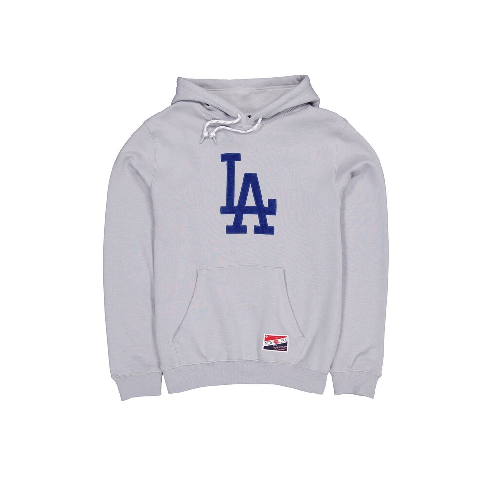 New Era Los Angeles Dodgers Throwback Gray Hoodie - Size 3XL